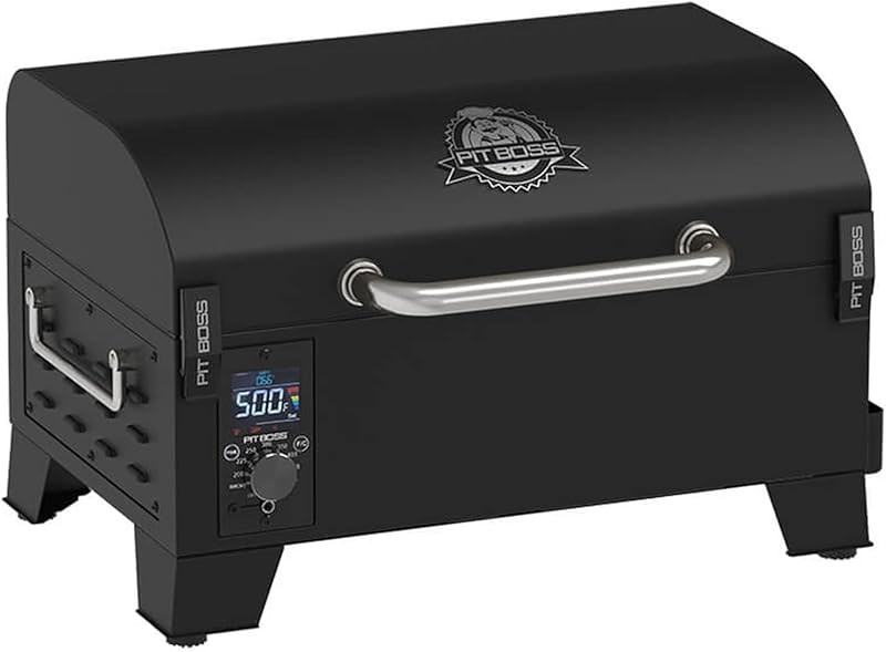 Portable smoker grill for camping, tailgates, and compact patios